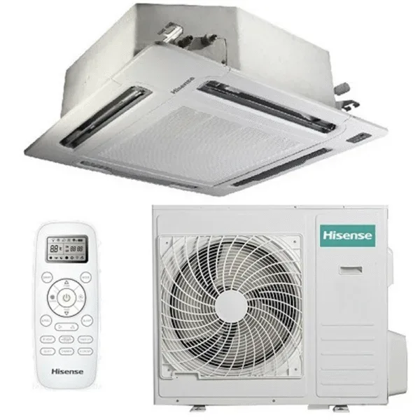 Hisense AUC-18HR4SAA1 - Hisense 18,000 BTU cassette air conditioner (indoor + outdoor)