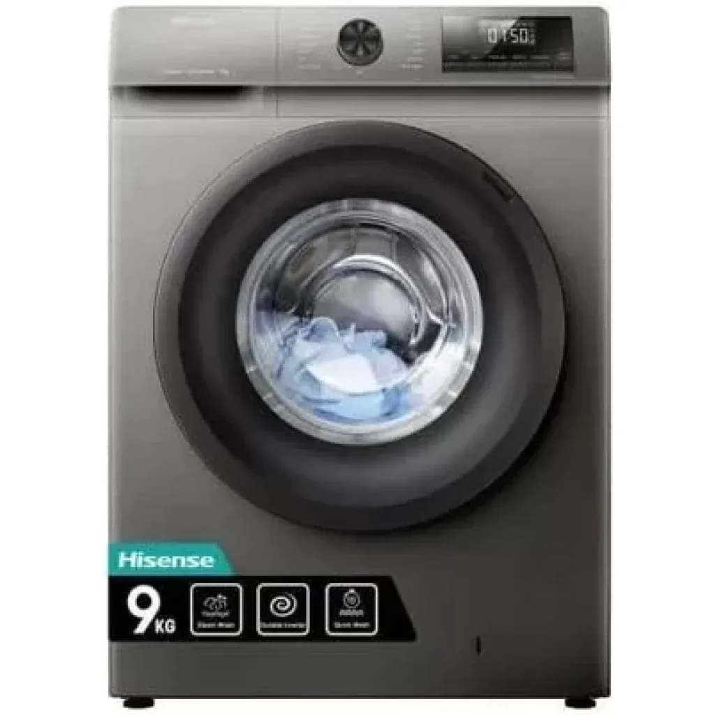Hisense DHQA902UT - Dryer front-load 9kg, grey, full automatic
