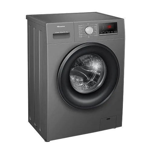 Hisense WFQP8014EVMT - Washing machine front-load 8kg, grey, full automatic
