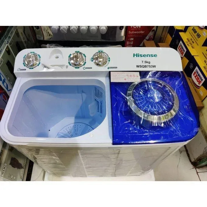 Hisense WSQB753W - Washing machine twin tub 7
