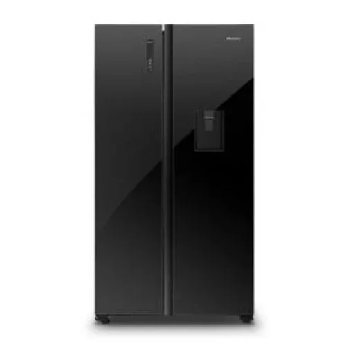 Hisense REF668DR - Hisense fridge 549 litres, non-frost, side-by-side, black, with water dispenser