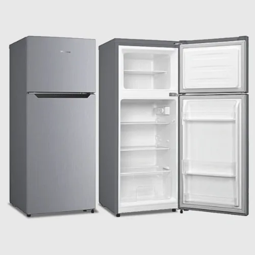 Hisense REF250DR - Fridge 250 litres, non-frost, top-mount freezer, silver