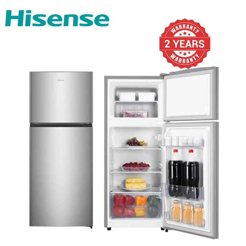 Hisense REF320DR-120 - Fridge 120 litres, frost, double door, silver