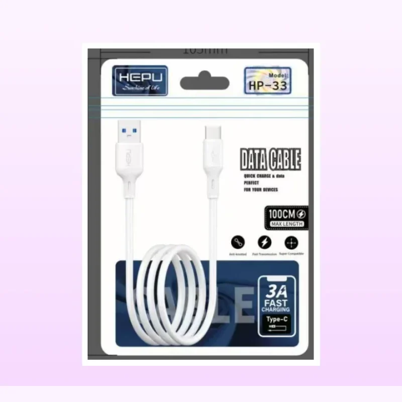 HEPU HP-33 Micro-USB (V8) Data Cable 2A - 1M